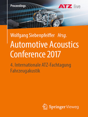 cover image of Automotive Acoustics Conference 2017